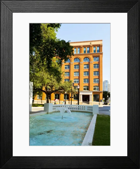 Framed Print : The Sixth Floor Museum at Dealey Plaza, Texas School Book Depository, Dallas, Texas Framed Print : The Sixth Floor Museum at Dealey Plaza, Texas School Book Depository, Dallas, Texas