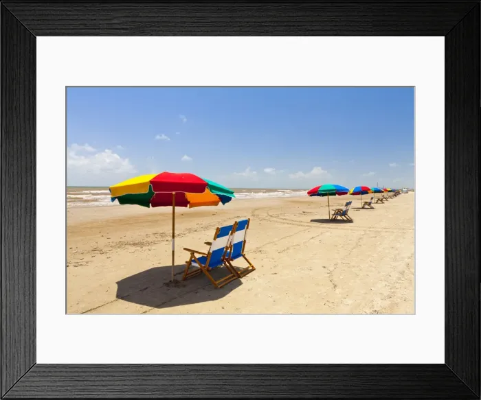 Framed Print : Stewart Beach, Galveston, Texas, United States of America, North America Framed Print : Stewart Beach, Galveston, Texas, United States of America, North America
