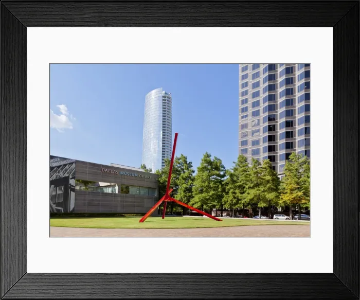 Framed Print : Art District, Dallas Museum of Art, Dallas, Texas, United States of America, North Framed Print : Art District, Dallas Museum of Art, Dallas, Texas, United States of America, North
