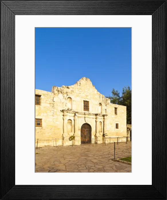 Framed Print : The Alamo, Mission San Antonio de Valero, San Antonio, Texas, United States of America Framed Print : The Alamo, Mission San Antonio de Valero, San Antonio, Texas, United States of America