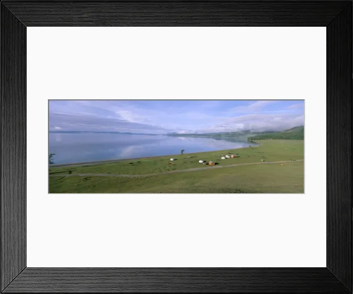 Framed Print : Nomads ghers (yurts) Framed Print : Nomads ghers (yurts)