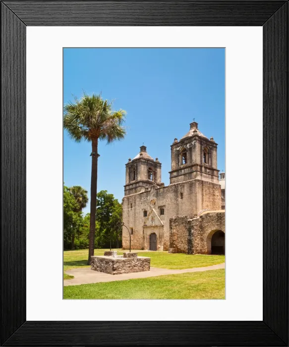 Framed Print : Mission Nuestra Senora de la Purisima Concepcion, Mission Concepcion, San Antonio Framed Print : Mission Nuestra Senora de la Purisima Concepcion, Mission Concepcion, San Antonio