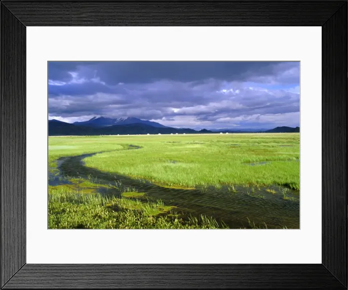 Framed Print : Kazakh encampment Framed Print : Kazakh encampment