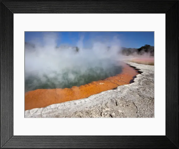 Framed Print : Champagne Pool, hot springs, Waiotapu Goethermal Wonderland, Rotorua, New Zealand Framed Print : Champagne Pool, hot springs, Waiotapu Goethermal Wonderland, Rotorua, New Zealand