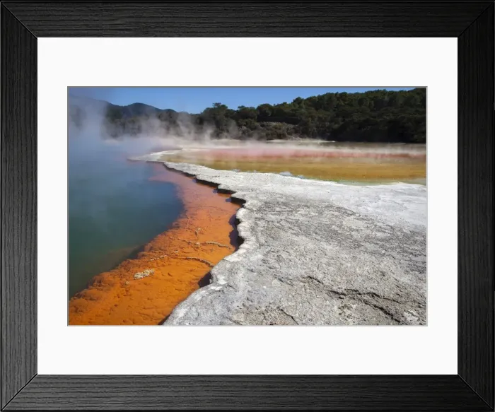 Framed Print : Champagne Pool, hot springs, Waiotapu Goethermal Wonderland, Rotorua, New Zealand Framed Print : Champagne Pool, hot springs, Waiotapu Goethermal Wonderland, Rotorua, New Zealand