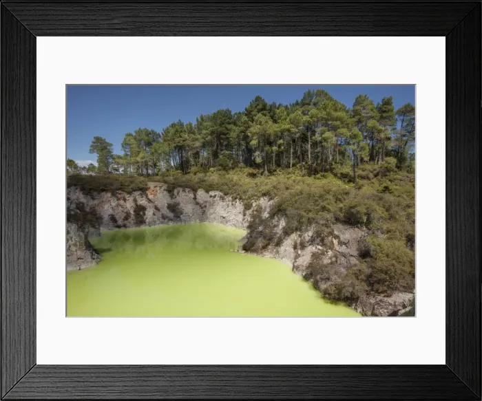Framed Print : The Devils Bath, Waiotapu Goethermal Wonderland, Rotorua, New Zealand, Oceania Framed Print : The Devils Bath, Waiotapu Goethermal Wonderland, Rotorua, New Zealand, Oceania