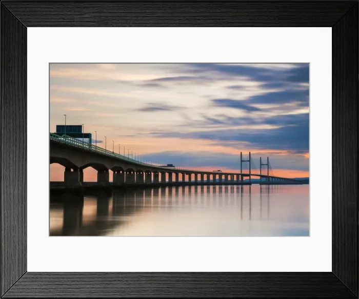 Framed Print : Second Severn Crossing, South East Wales, United Kingdom, Europe Framed Print : Second Severn Crossing, South East Wales, United Kingdom, Europe