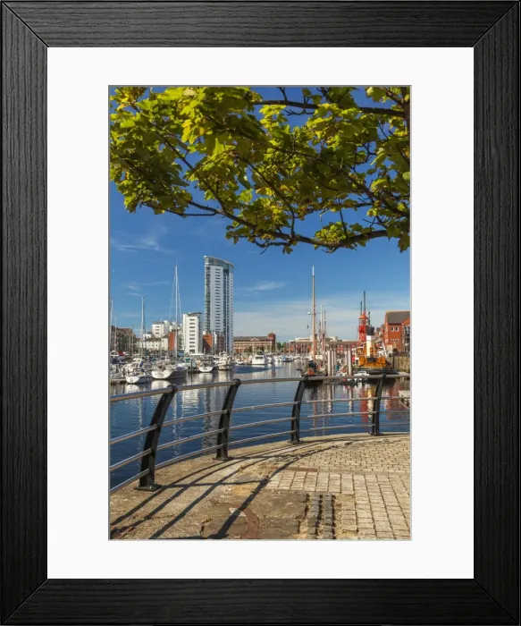 Framed Print : Swansea Marina, Swansea, Wales, United Kingdom, Europe Framed Print : Swansea Marina, Swansea, Wales, United Kingdom, Europe