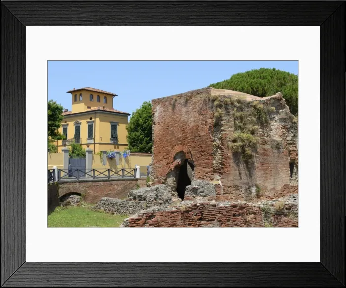Framed Print : Ruins of Roman Terme di Nerone thermal baths at Largo Parlascio Square, Pisa, Tuscany (Toscana) Framed Print : Ruins of Roman Terme di Nerone thermal baths at Largo Parlascio Square, Pisa, Tuscany (Toscana)