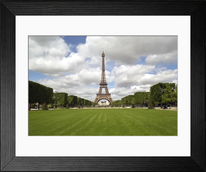Framed Print : Parc du Champ de Mars, Eiffel Tower, Paris, France, Europe Framed Print : Parc du Champ de Mars, Eiffel Tower, Paris, France, Europe