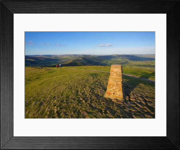 Framed Print : View from Mam Tor Hollins Cross, Derbyshire, England, United Kingdom, Europe Framed Print : View from Mam Tor Hollins Cross, Derbyshire, England, United Kingdom, Europe