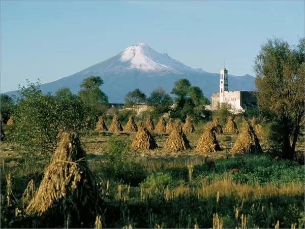The volcano of Popocatepetl