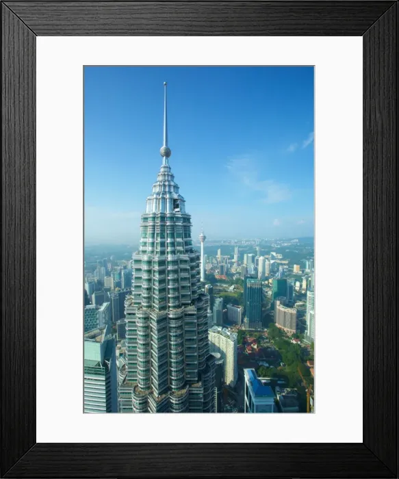 Framed Print : View from Petronas Towers, Kuala Lumpur, Malaysia, Southeast Asia, Asia Framed Print : View from Petronas Towers, Kuala Lumpur, Malaysia, Southeast Asia, Asia