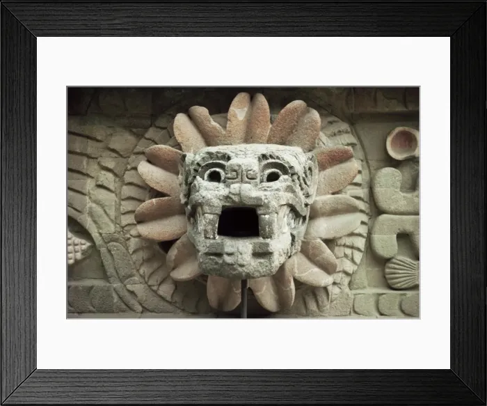 Framed Print : Sculpted head of goddess Framed Print : Sculpted head of goddess