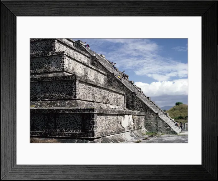 Framed Print : Main staircase of the Pyramid of the Moon Framed Print : Main staircase of the Pyramid of the Moon