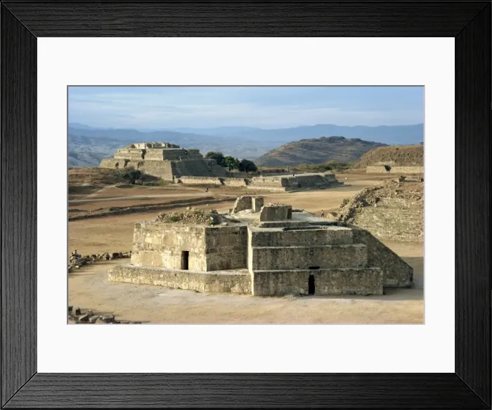 Framed Print : Observatory and System 4 at Monte Alban Framed Print : Observatory and System 4 at Monte Alban