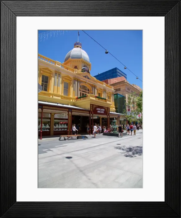 Framed Print : The Adelaide Arcade, Adelaide, Australia, Oceania Framed Print : The Adelaide Arcade, Adelaide, Australia, Oceania