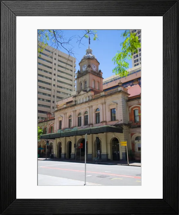 Framed Print : Central Station, Brisbane, Queensland, Australia, Oceania Framed Print : Central Station, Brisbane, Queensland, Australia, Oceania