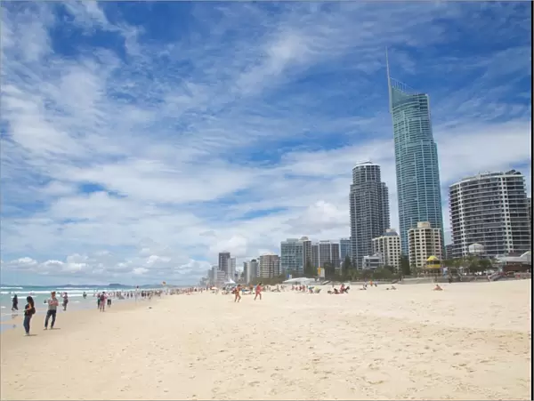 Surfers Paradise, Beach Front Skyscrapers, Gold Coast, Queensland, Australia, Oceania