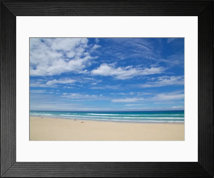 Framed Print : Surfers Paradise, Beach and Sky, Gold Coast, Queensland, Australia, Oceania Framed Print : Surfers Paradise, Beach and Sky, Gold Coast, Queensland, Australia, Oceania