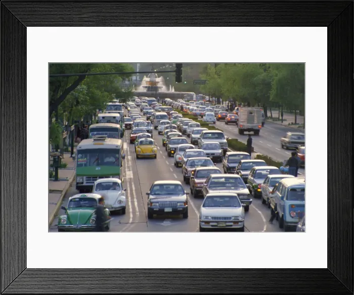 Framed Print : Traffic congestion Framed Print : Traffic congestion