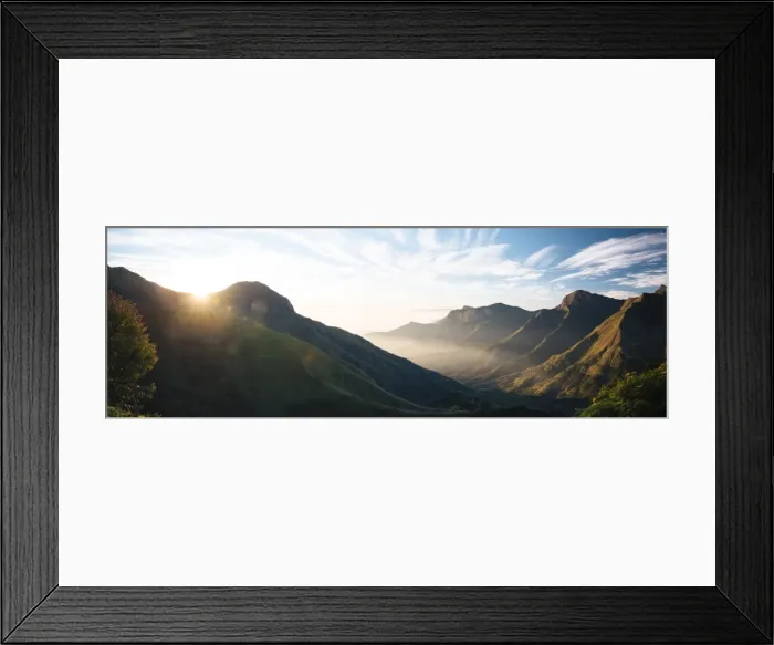 Framed Print : Dawn light from Top Station, Kerala, India, South Asia Framed Print : Dawn light from Top Station, Kerala, India, South Asia