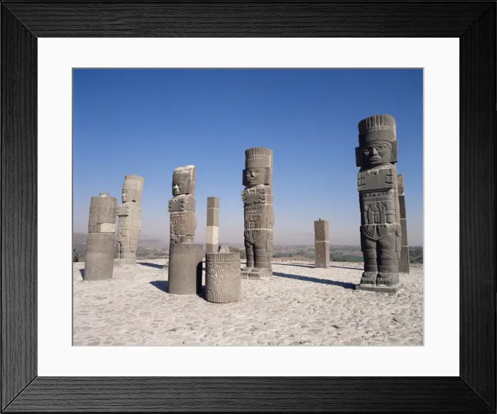 Framed Print : Toltec statues Framed Print : Toltec statues