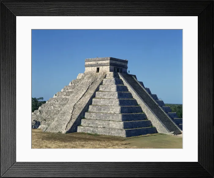 Framed Print : Pyramid at Chichen Itza