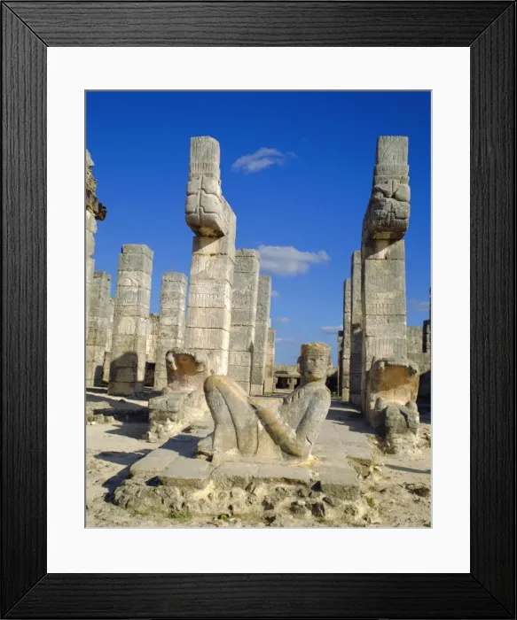 Framed Print : Temple of the Warriers Framed Print : Temple of the Warriers
