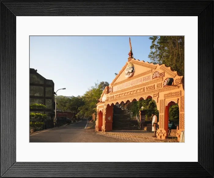 Framed Print : Maruti temple, Panjim, Goa, India, South Asia Framed Print : Maruti temple, Panjim, Goa, India, South Asia