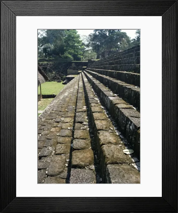 Framed Print : Mayan Acropolis dating from the 8th century AD Framed Print : Mayan Acropolis dating from the 8th century AD
