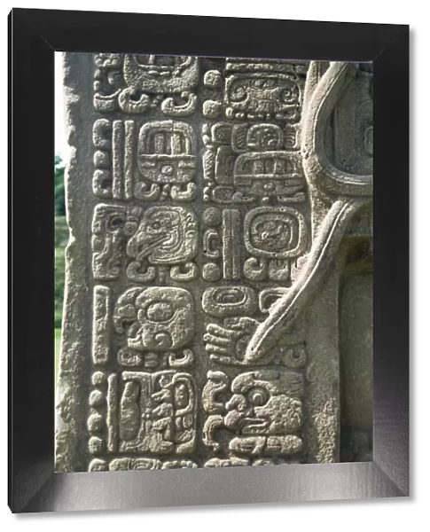 Mayan stela J