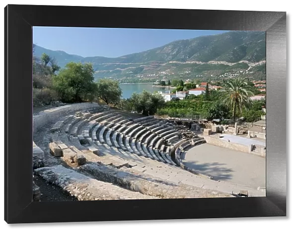 Small theatre of Ancient Epidaurus (Epidavros), Argolis, Peloponnese, Greece, Europe
