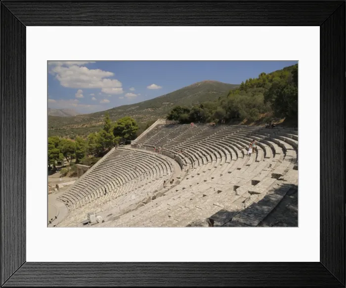 Framed Print : Ancient theatre of Epidaurus (Epidavros), Argolis, Peloponnese, Greece, Europe Framed Print : Ancient theatre of Epidaurus (Epidavros), Argolis, Peloponnese, Greece, Europe