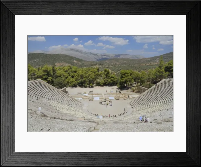 Framed Print : Ancient theatre of Epidaurus (Epidavros), Argolis, Peloponnese, Greece, Europe Framed Print : Ancient theatre of Epidaurus (Epidavros), Argolis, Peloponnese, Greece, Europe
