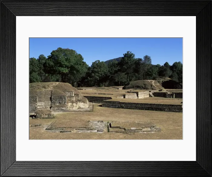 Framed Print : Ruins of Cakchiquel
