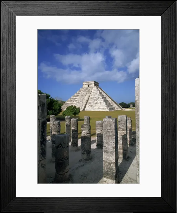 Framed Print : El Castillo from Mil Columnas Framed Print : El Castillo from Mil Columnas