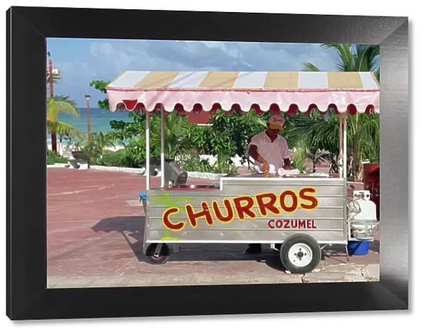 A churros seller