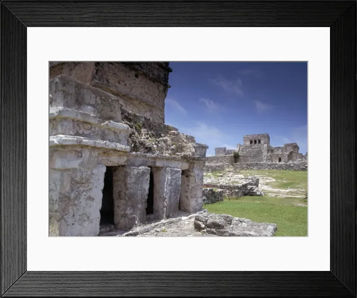 Framed Print : Mayan site of Tulum