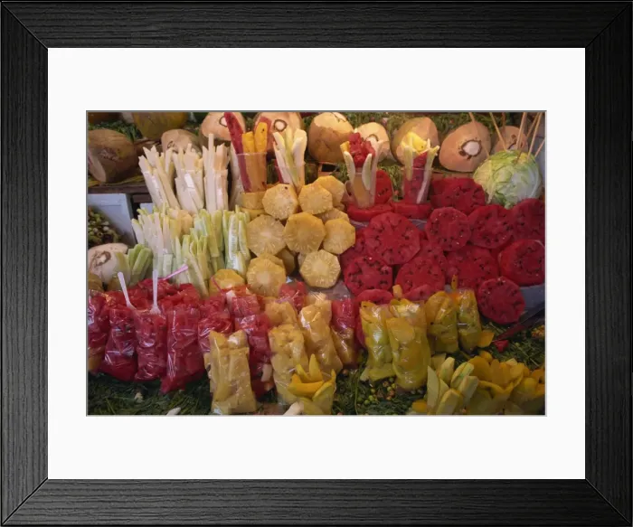 Framed Print : Tropical fruit for sale in Mexico Framed Print : Tropical fruit for sale in Mexico