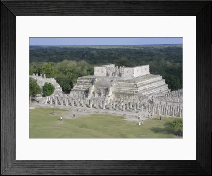 Framed Print : Temple of the Warriors Framed Print : Temple of the Warriors
