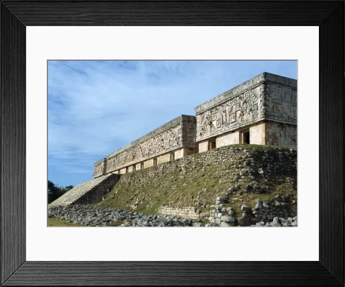 Framed Print : Governors Palace at Mayan site Framed Print : Governors Palace at Mayan site