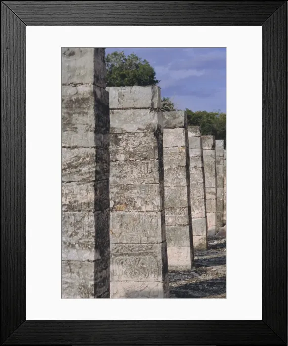 Framed Print : The group of a thousand columns Framed Print : The group of a thousand columns