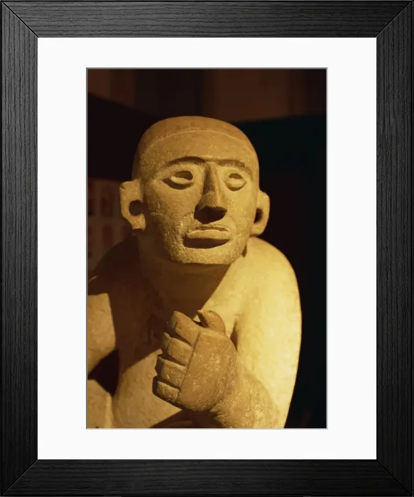 Framed Print : Pre-Columbian statue
