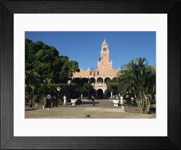 Framed Print : Palacio Municipal in the Plaza Grande Framed Print : Palacio Municipal in the Plaza Grande