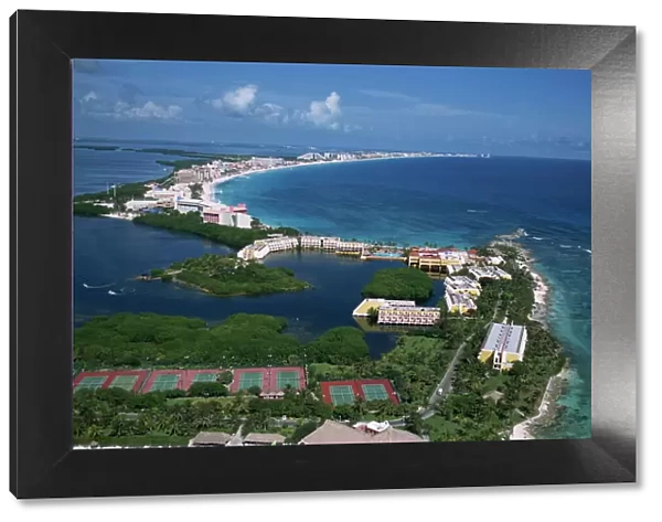 Hotel area of Cancun