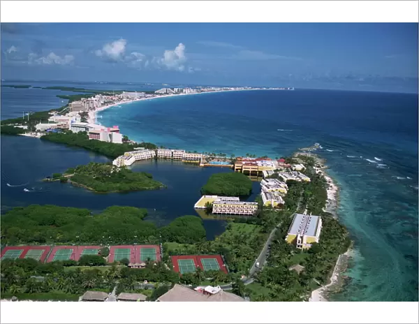 Hotel area of Cancun