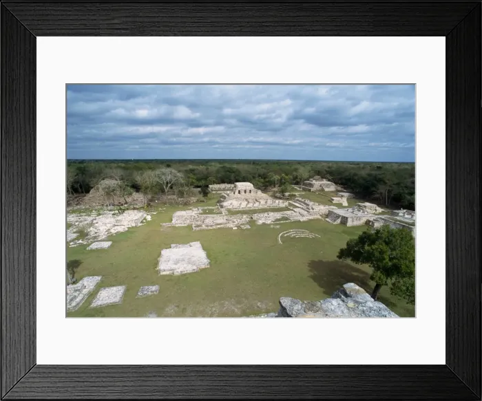 Framed Print : Mayapan, former Mayan capital after fall of Chichen Itza