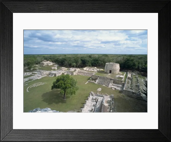 Framed Print : Mayapan, former Mayan capital after fall of Chichen Itza Framed Print : Mayapan, former Mayan capital after fall of Chichen Itza