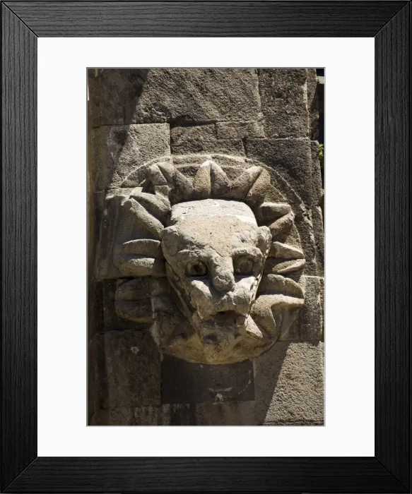 Framed Print : Gargoyles on the Temple of Quetzalcoati Framed Print : Gargoyles on the Temple of Quetzalcoati